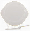 Тарелка для торта 27 см с лопаткой  Thun &quot;Бернадотт /Отводка золото&quot; / 094911