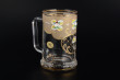 Кружка для пива 500 мл матово-золотая  Star Crystal &quot;Лепка&quot; U-R / 098331