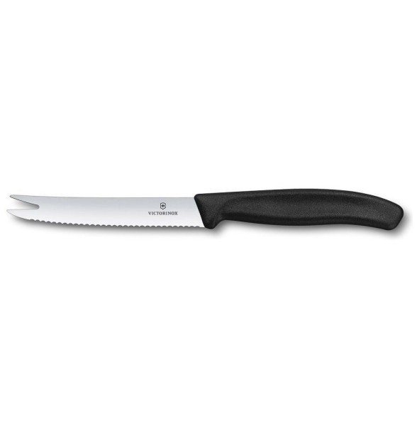 Нож для мягких сыров 11 см волнистое лезвие  Victorinox &quot;Swiss Classic&quot; / 316379