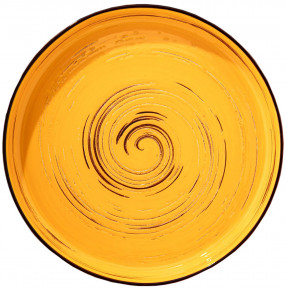 Тарелка 28 см жёлтая  Wilmax "Spiral" / 261604