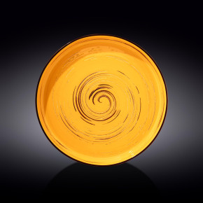 Тарелка 28 см жёлтая  Wilmax "Spiral" / 261604