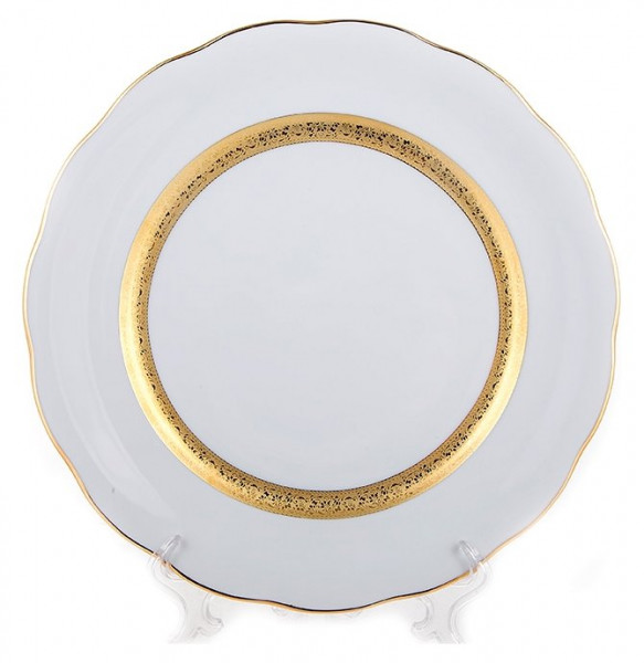 Набор тарелок 25 см 6 шт  Epiag &quot;Аляска /Золотая лента /3053&quot; / 146612