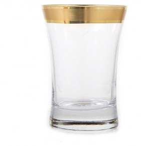 Стаканы для воды 6 шт  UNION GLASS "Матовая полоса /золото /420014" / 147406