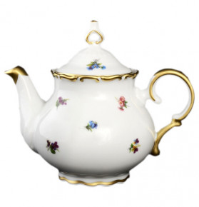 Заварочный чайник 500 мл  Bohemia Porcelan Moritz Zdekauer 1810 s.r.o. "Анжелика 852 /Мелкие цветы" / 046018