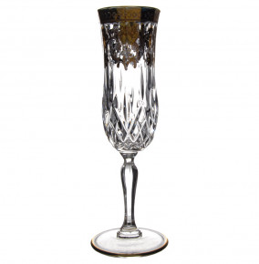 Бокалы для шампанского 130 мл 6 шт  Art Decor "Edelweiss /Золото" / 273153