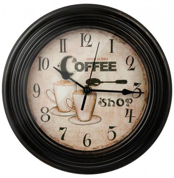 Часы настенные 22,8 х 22,8 х 4,6 см  LEFARD &quot;COFFEE SHOP&quot; / 268844