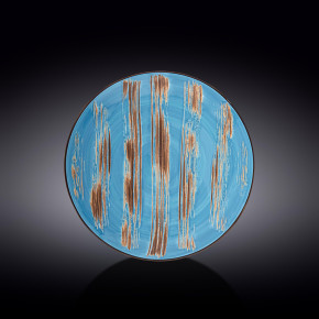 Тарелка 25,5 см голубая  Wilmax "Scratch" / 261494