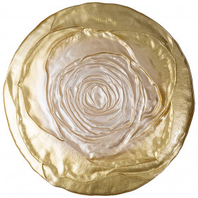 Тарелка 28 см  АКСАМ "Antique /Rose gold" / 277044