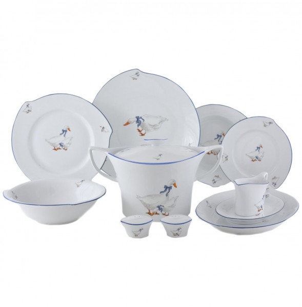 Столовый сервиз на 6 персон  Royal Czech Porcelain &quot;Хаппа /Гуси&quot; / 203685
