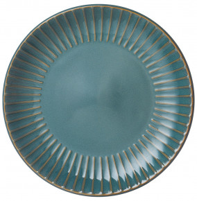 Тарелка 19,7 см  LEFARD "Stripe collection /Лазурно-синий" (6шт.) / 282062