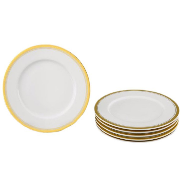 Набор тарелок 17 см 6 шт  Leander &quot;Сабина /Золотая отводка&quot; / 159000