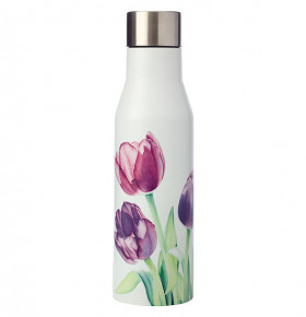 Термос-бутылка 400 мл вакуумный  Maxwell & Williams "Тюльпаны" (инд.упаковка) / 291977