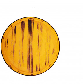 Тарелка 23 см жёлтая  Wilmax "Scratch" / 261477