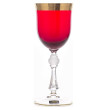 Бокалы для красного вина 250 мл 6 шт  Crystalite Bohemia &quot;Джесси /Лайт /Ассорти с золотом&quot; 43453 / 065249