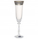 Бокалы для шампанского 190 мл 2 шт  Crystalex CZ s.r.o. "Анжела /Цветочный узор на платине"** / 021848