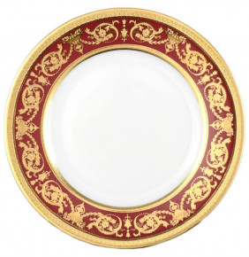 Набор тарелок 17 см 6 шт  Falkenporzellan "Констанц /Императорское золото /на красном" / 033181