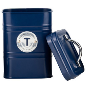 Набор банок для сыпучих продуктов 18 см 3 шт 1,45 л синие  Maxwell & Williams "Grantham" (подарочная упаковка) / 335213