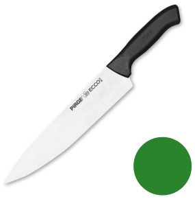 Нож поварской 25 см зеленая ручка  PIRGE "Ecco" / 321707