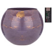 Ваза для цветов 20 см  Franko &quot;Sfera golden marble lavender&quot; / 288713
