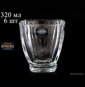 Стаканы для виски 320 мл 6 шт  Crystalite Bohemia "Ареззо /Без декора" / 038923