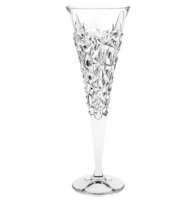 Бокалы для шампанского 200 мл 6 шт  Bohemia Jihlava "Glacier /Без декора" хрусталь Йиглава / 046836