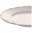 Набор тарелок 17 см 6 шт  Thun &quot;Констанция /Серый орнамент /отводка платина&quot;  / 012415