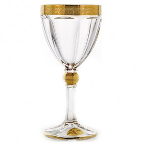 Бокалы для белого вина 200 мл 6 шт  Crystalite Bohemia "Робин /С золотом 2" / 105270