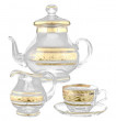 Чайный сервиз на 6 персон 14 предметов  Bohemia &quot;Махараджа золото&quot; / 058617