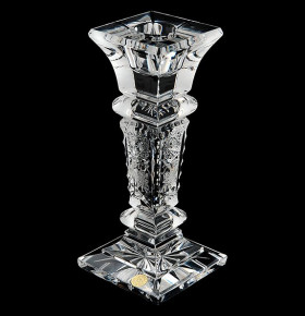 Подсвечник 15,5 см  Aurum Crystal "Хрусталь резной" / 049264