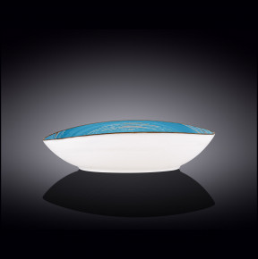 Салатник 30 x 19,5 x 7 см овальный голубой  Wilmax "Spiral" / 261678