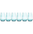 Стаканы для воды 570 мл 6 шт голубые  Le Stelle &quot;Opium&quot; (подарочная упаковка) / 342812