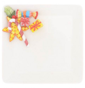 Блюдо 26 см квадратное  Annaluma snc "Christmas world /Sweet candies" / 270958