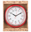 Часы настенные 26 см кварцевые красные  LEFARD &quot;LOVELY HOME&quot; / 188001