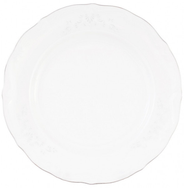 Набор тарелок 19 см 6 шт  Repast &quot;Мария-Тереза /Платиновый узор&quot; / 212004