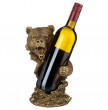 Подставка под бутылку 16 х 26 см  ИП Шихмурадов &quot;Медведь&quot; /бронза с позолотой / 273649