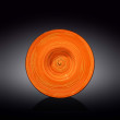 Тарелка 24 см глубокая оранжевая  Wilmax &quot;Spiral&quot; / 261581