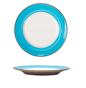 Тарелка 22,5 см 6 шт  P.L. Proff Cuisine "Blue Rim-Kids"  / 319996