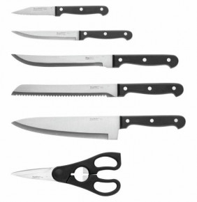 Набор кухонных ножей 7 предметов на подставке  Berghoff "Quadra" / 162186