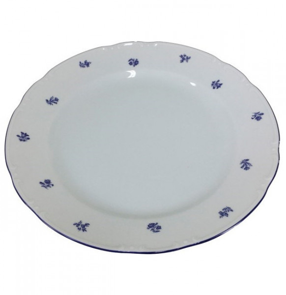 Набор тарелок 25 см 6 шт  Thun &quot;Офелия /Мелкие синие цветы&quot; / 245790