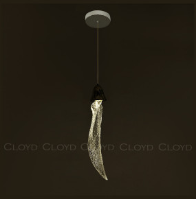 Подвесной светильник 1 рожковый  Cloyd "GOA" / черный / 349104