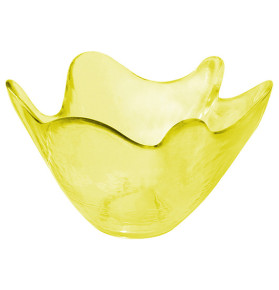 Ваза для конфет 16 см лимонный  SAN MIGUEL "Feston" / 323149