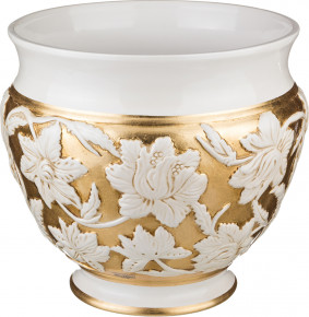 Кашпо для цветов 30 х 29 см  Ceramiche Millennio snc "Золото" / 209537