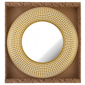 Зеркало настенное 72 см круглое золото  LEFARD "SWISS HOME"  / 197445