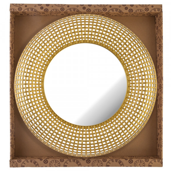 Зеркало настенное 72 см круглое золото  LEFARD &quot;SWISS HOME&quot;  / 197445