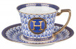 Чайный сервиз 6 персон 15 предметов  LEFARD &quot;Версаче /H /Синий&quot; / 187828