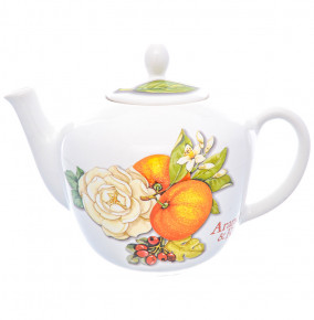 Заварочный чайник 1 л  Artigianato Ceramico by Caroline "Artigianato ceramico /Апельсин и роза" / 228420