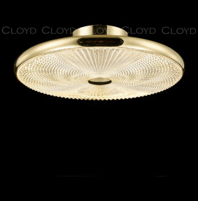 Потолочный светильник 1 рожковый  Cloyd "DISCA" / Ø42 см - золото / 331974