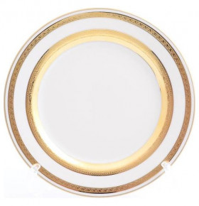 Набор тарелок 20 см 6 шт  Falkenporzellan "Констанц /Двойная золотая лента /9321" крем. / 128594