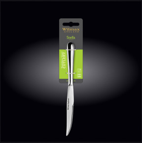 Столовый прибор 1 предмет Нож для стейка 23,5 см  Wilmax "Stella" (блистер) / 268166