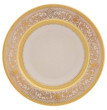 Набор тарелок 22 см 6 шт глубокие  Falkenporzellan &quot;Констанц /Величественное золото&quot; крем. / 246799